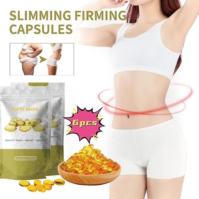 North Moon Body Sculpting kapselit Kiinteyttävät jalat ja vatsa iho laihdutus Vatsa laihdutus Kehon kapselit Vitamiinit & Lisäravinteet1kpl 6PCS on Productcaster.