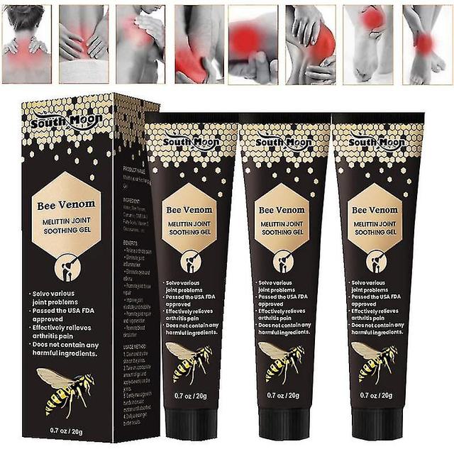 3pcs Bee Pain Relief Bone Healing Cream Natural Ingredients Promote Blood Circulation To Improve Joint Discomfort Patients on Productcaster.