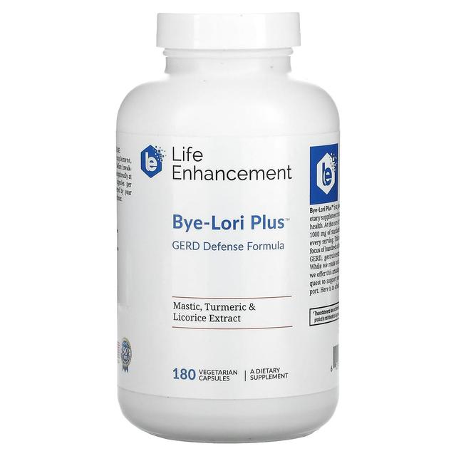 Life Enhancement, Bye-Lori Plus, 180 Vegetarian Capsules on Productcaster.