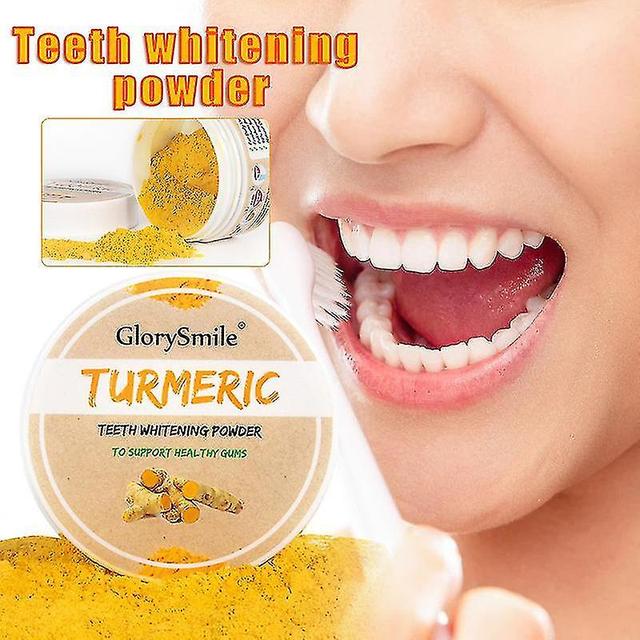 Teeth Whitening Scaling Powder Oral Hygiene Cleaning Packing Activated Turmeric on Productcaster.