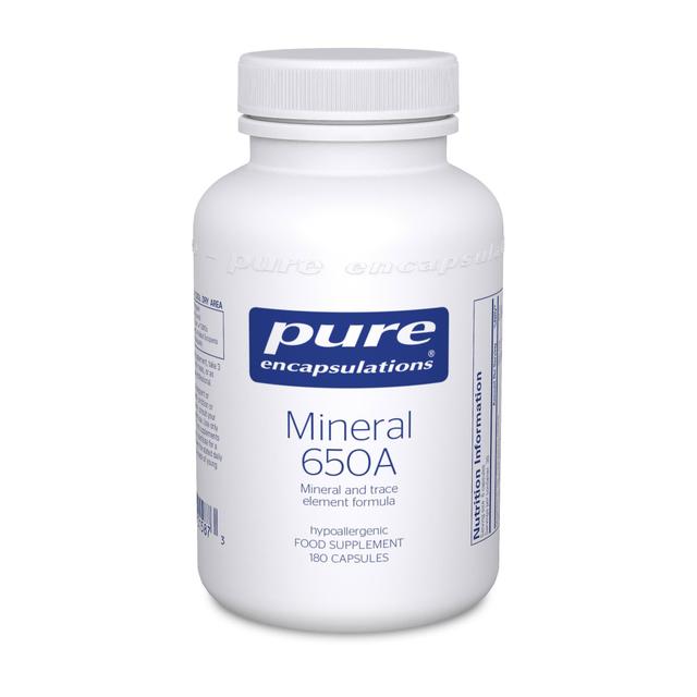 Pure Encapsulations Puhtaat kapselointimineraalit 650a 180-luku on Productcaster.