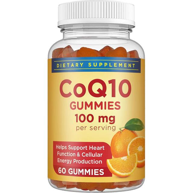 Coq10 Żelki 100 mg Coq10 Ubichinone Chewables wspierają zdrowie serca i zwiększają energię komórkową on Productcaster.