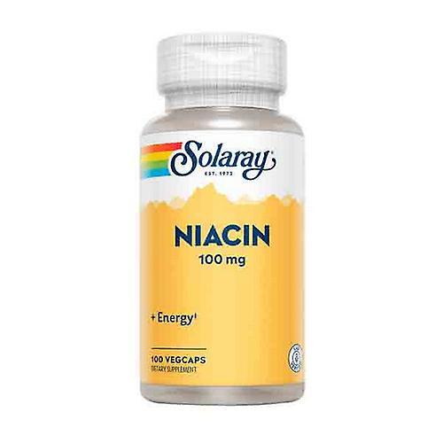 Solaray Niacin, 100 mg, 100 Caps (Pack of 4) on Productcaster.