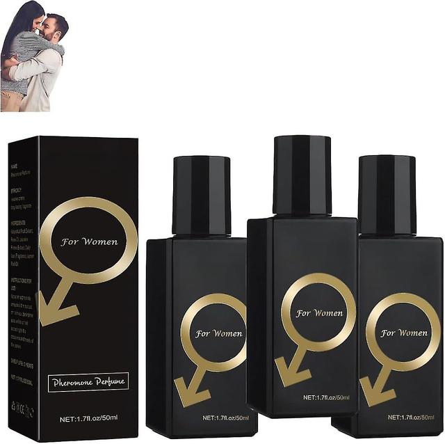 Men's Refreshing Cologne Perfume, 50ml Romantic Pheromone Spray, Pheromone Perfume Attracts Women 3Pcs on Productcaster.