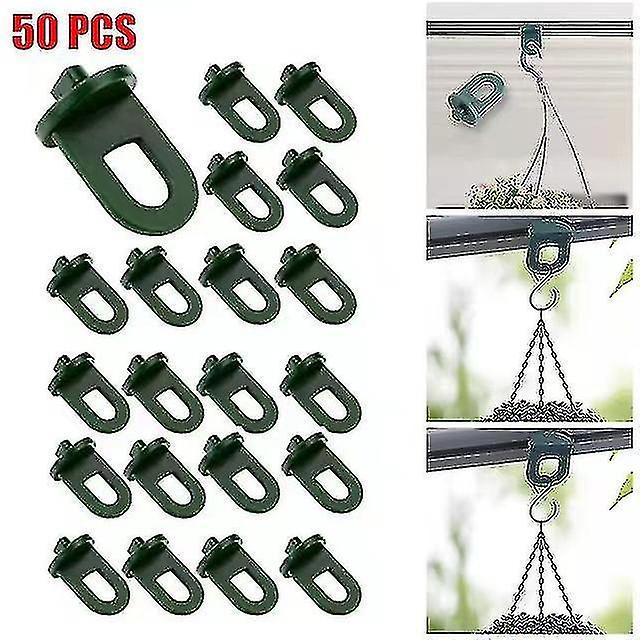 Greenhouse Clips Set Of 50 With Extra Strong Hold And Eyelets - The Best Trellis And The Best Plant Holder For Your Greenhouse on Productcaster.