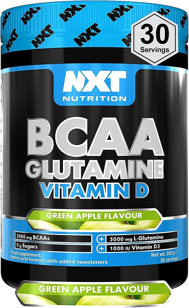 NXT Nutrition BCAA Glutamin Vit D Recovery Training Health Fitness Drink - 792g Apple on Productcaster.