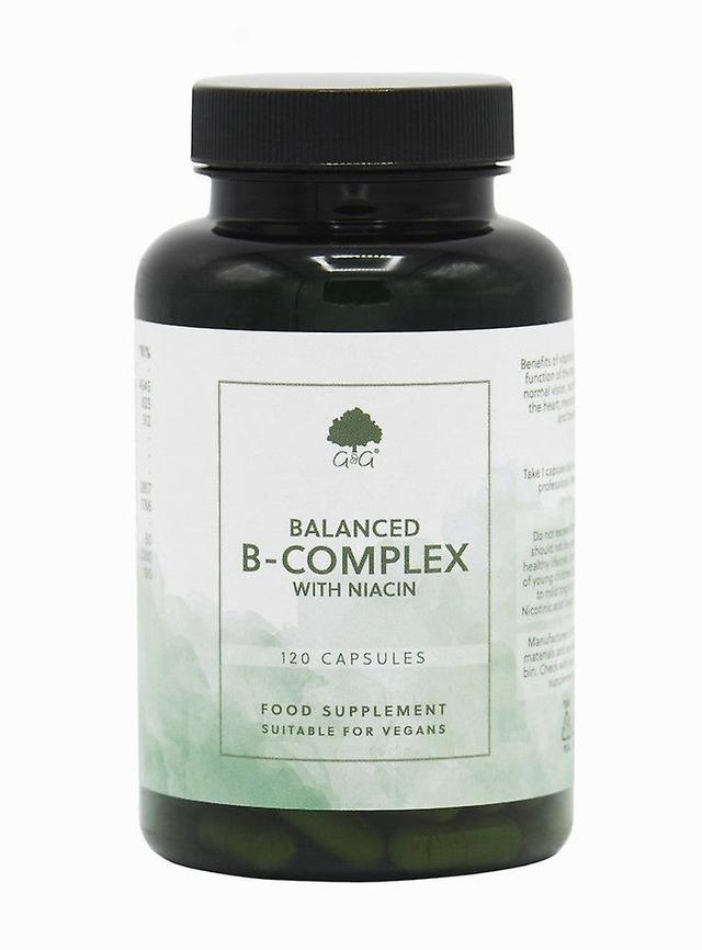 G&g vitamins balanced b-complex with niacin 120's on Productcaster.