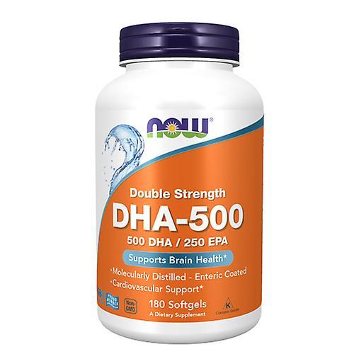 NOW Foods Nu livsmedel DHA-500 dubbel styrka, 180 Softgels (Förpackning med 3) on Productcaster.