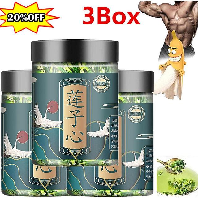 3pcs Lotus Seed Core Tea Para Homens, Mens Essentials Kidney Tea, Chá Chinês Kidney Care, Fígado E Kidney Care Tea, Essencial Chá de ervas chinês p... on Productcaster.