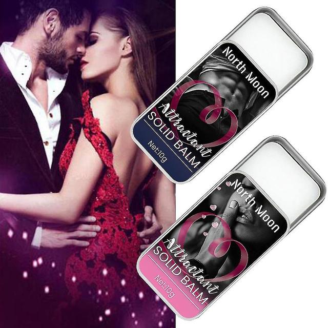 Onxe Erotic Pheromone Solid Balm, Solid Perfume, Sex Passion Solid Balm For Men And Women, Flirting Seduction Sexy Fragrance Pink and Blue on Productcaster.