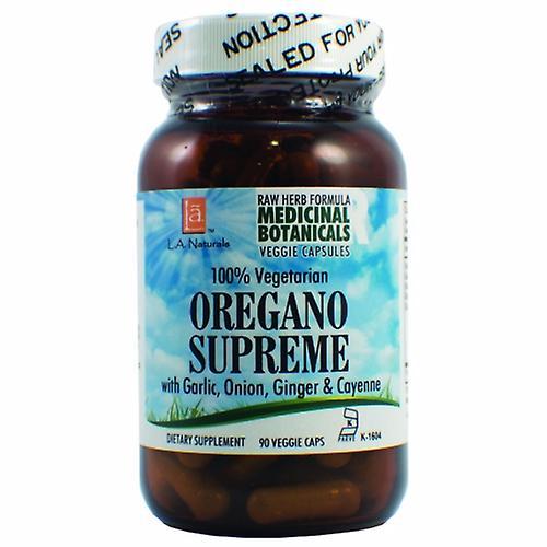 LA Naturals L. A . Prírodné oregano Supreme Raw Formula, 90 veg čiapky (balenie po 1) on Productcaster.