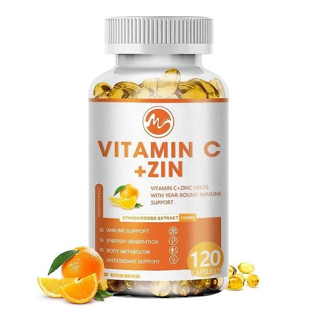 Vitamin C Plus Zinc Supplements Strong Body Collagen Collagen for Body System With Skin Collagen Formation CapsulesTIB TIB . 120 capsules on Productcaster.