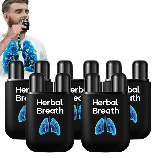 Herbal Breathe Respiratory Cleansing Aerosolizer, Herbal Lung Cleanse Mist, Breath Detox Herbal Lung 5pcs on Productcaster.