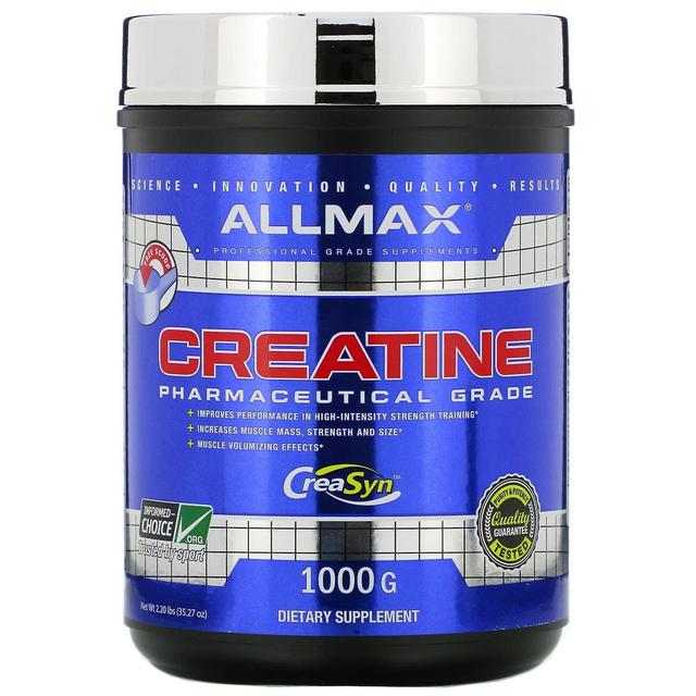 ALLMAX, Kreatyna w proszku, 100% czysty mikronizowany monohydrat kreatyny, Kreatyna klasy farmaceutycznej, 3 on Productcaster.