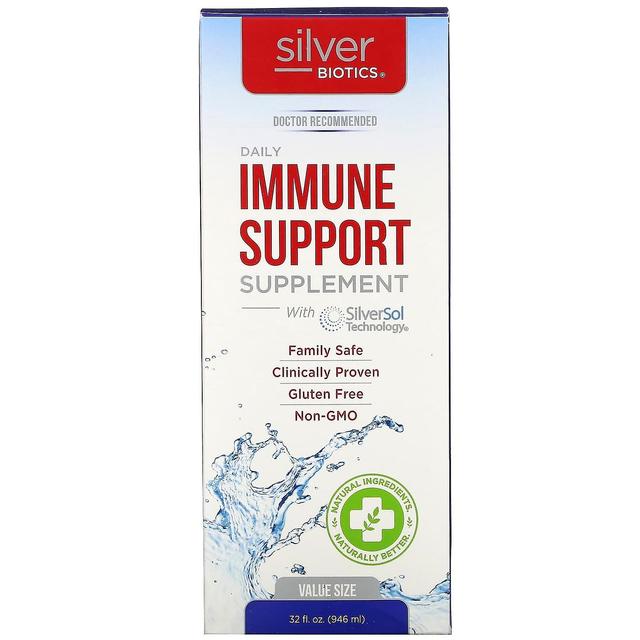 American Biotech Labs, Silver Biotics, Daily Immune Support Supplement with SilverSol Technology, 32 on Productcaster.