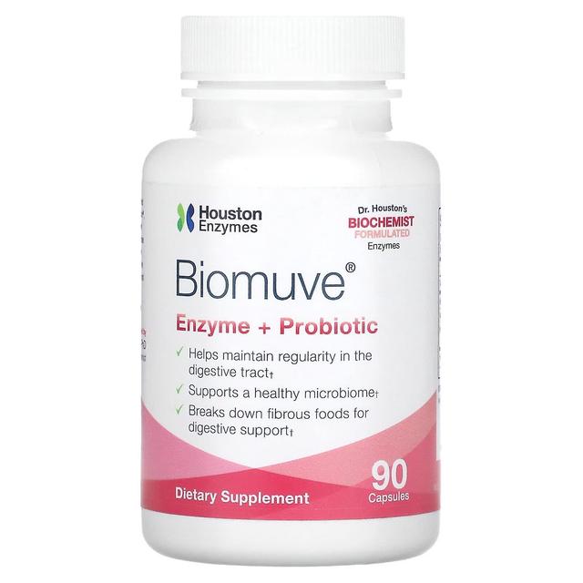 Houston Enzymes, Biomuve, Enzyme + Probiotic, 90 Capsules on Productcaster.