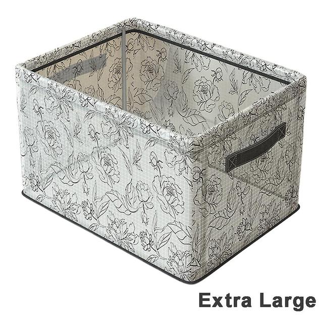 Steel Frame Storage Box Large Capacity Books Toys Storage Case Multipurpose Clothes Finishing Box Hepburn on Productcaster.