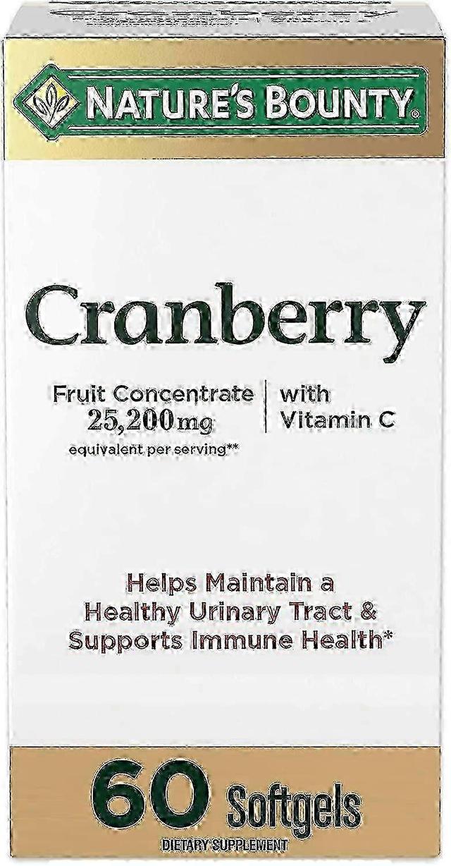 Natures Bounty Nature's bounty cranberry, 25200 mg, softgels, 60 ea on Productcaster.