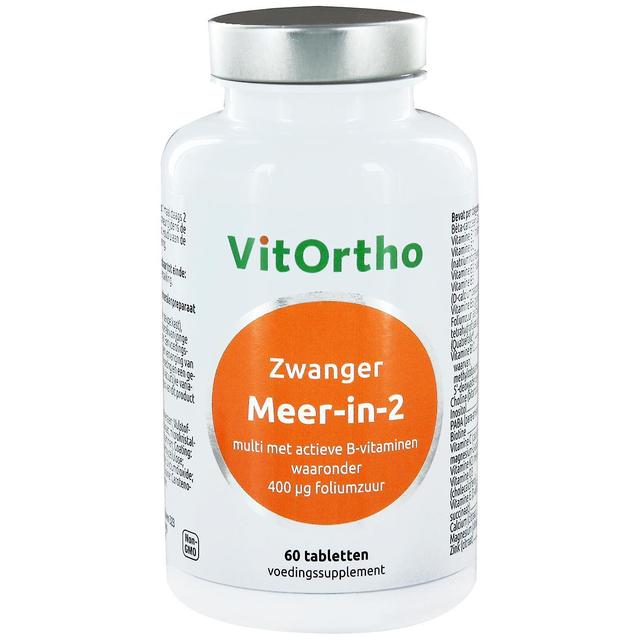 Meer-in-2 Zwanger (60 tabs) - VitOrtho on Productcaster.