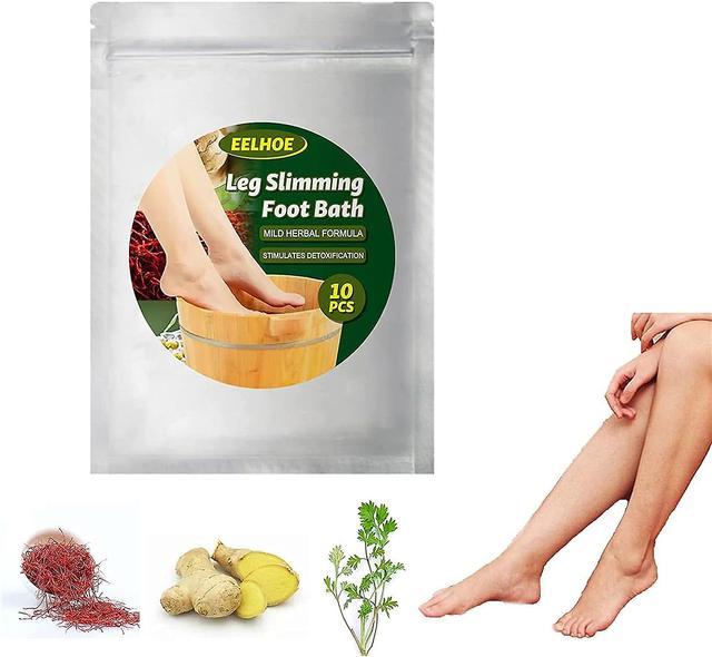 Hatic Drainage Ginger Foot Soak, Herbal Foot Bath, Leg Slimming Foot Bath, Natural Mugwort Herb Foot Soak, Foot Reflexology Spa Relax Massage (30pc... on Productcaster.