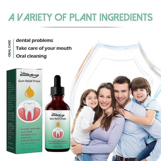 Gum Regrowth Drops, Natural Gum Restore Liquid Mouthwash, Gum Therapy Gel Receding Gum Repair Treatment New-yvan on Productcaster.