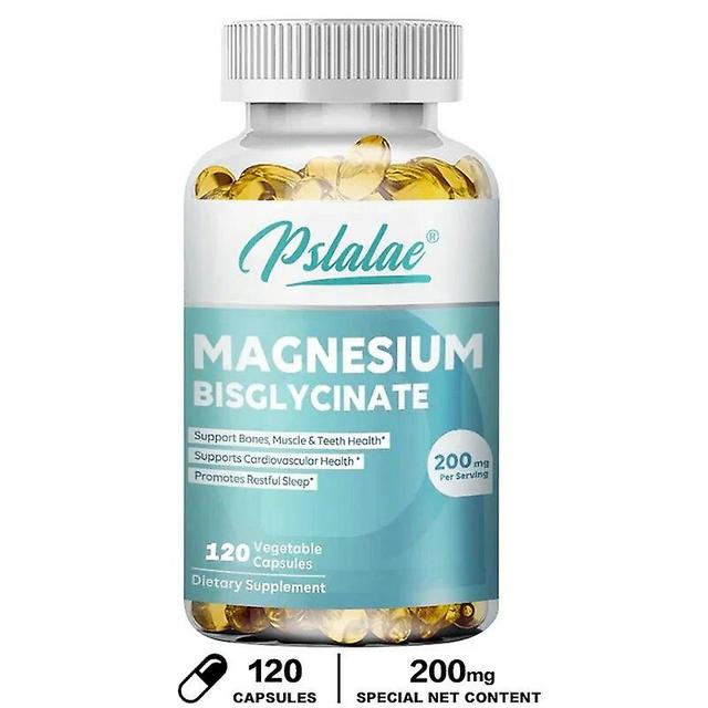 Eccpp Magnesium Bisglycinate - Supports Positive Mood, Muscle Spasms, Heart Health And Bone Health Supplement 120 Capsules on Productcaster.