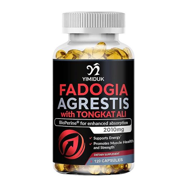 Eccpp Tongkat Ali Capsules Support Male Strength Energy Enhance Desire And Improve Mood Anti-fatigue Immune Health Supplement 120 PCS on Productcaster.