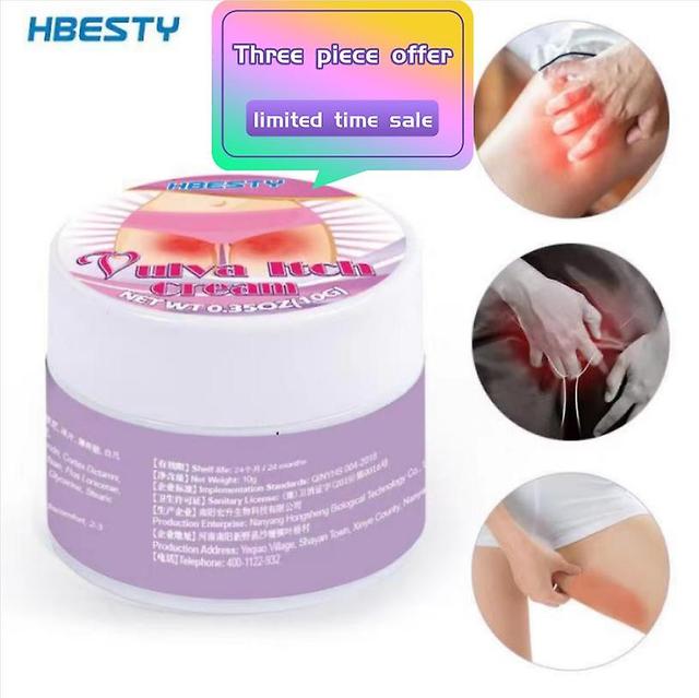 Hbesty General Purpose Creme de coceira vaginal para coceira e pele amarela uso externo 10g 3PCS on Productcaster.