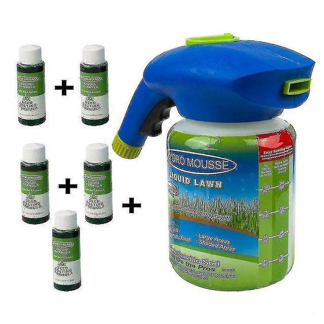 Seed Liquid Lawn Sprayer Hydro Seeding System Mousse Home Lawn Care High Quality on Productcaster.