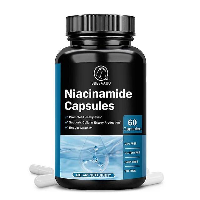 Tib 500mg Nicotinamida Cápsulas Dna Repair Liver Function Beauty Brighten Skin Tone Cellular Metabolism Cognitive Function Tib 60pcs on Productcaster.