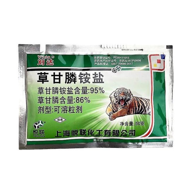 2024 95% Ammonium Glyphosate Glycine Herbicide Remove Broadleaf Weed Kill Grass 50g/bag Latest 3.53 OZ Glyphosate on Productcaster.