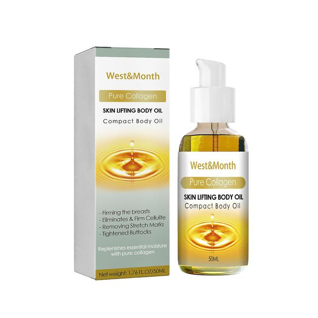 West&Month Collagen Slimming Oil Firms Arms, Belly, Fat, Anti-Orange Peel, Sculpts, Lifts Buttocks, Beautifies Skin, 50ml on Productcaster.