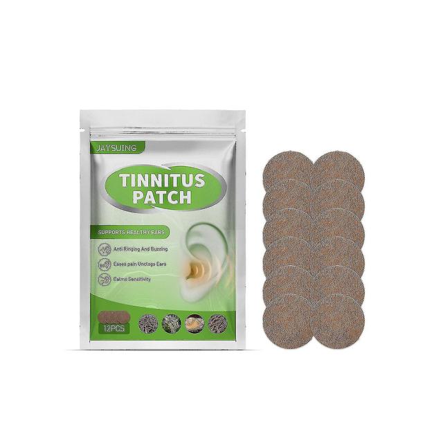 Shihaodian New 2024 Jaysuing 12pcs Tinnitus Patches Herbal Formula Skin Friendly Fit Acupoints Relieve Tinnitus Improve Buzzing on Productcaster.