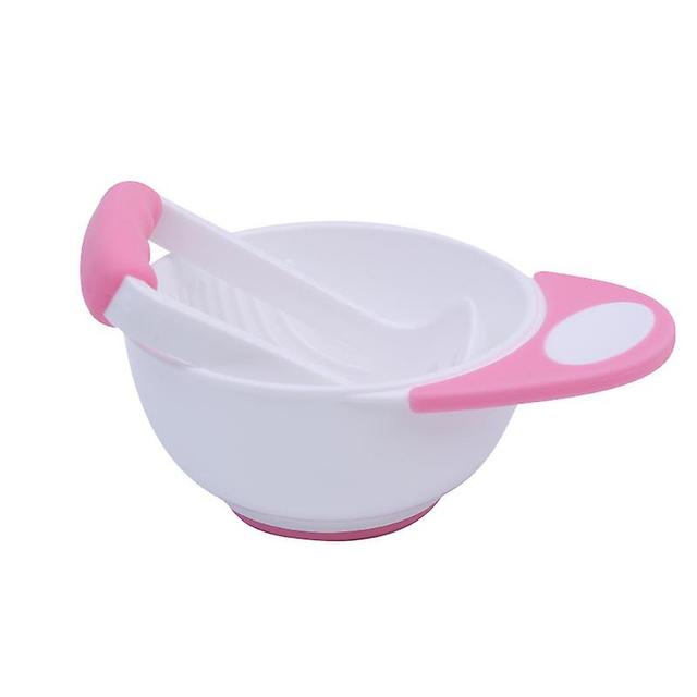 Pink And White Children's Food Supplement Grinding Bowl on Productcaster.