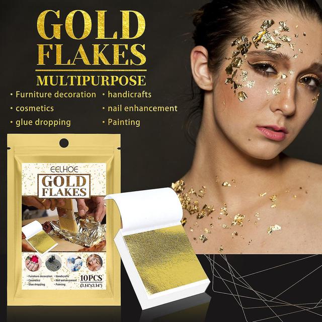 Tmall 30pcs Gold Flakes Multipurpose For Nails on Productcaster.