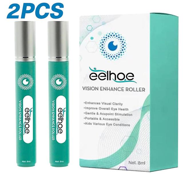 Shakub 1/2pcs Eye Vision Enhance Roller Vision Relief Eye Dryness Fatigue Care Roll-on Essence 8ml on Productcaster.