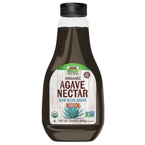 NOW Foods Nu Foods Agave Nektar (Amber) Økologisk, 23,28 Oz (Pack af 6) on Productcaster.