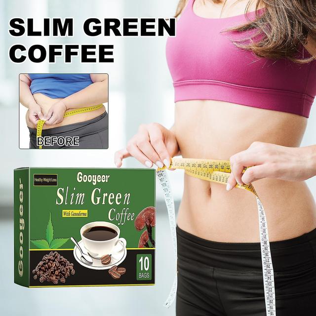 Premium Green Coffee Bean Extract Powder 1box-10pcs on Productcaster.