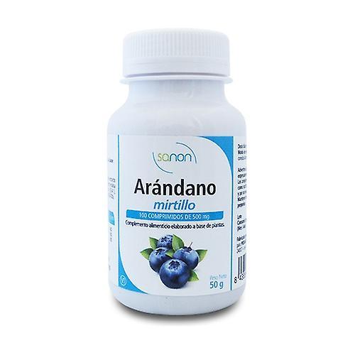 Sanon Bilberry Cranberry 100 tablets of 500mg on Productcaster.