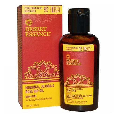 Desert Essence Moringa - Olejek z bioder jojoba i róży, 2 uncje (opakowanie 4 szt.) on Productcaster.