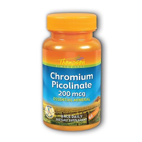 Thompson Chromium Picolinate,200 MCG,60 Tabs (Pack of 6) on Productcaster.