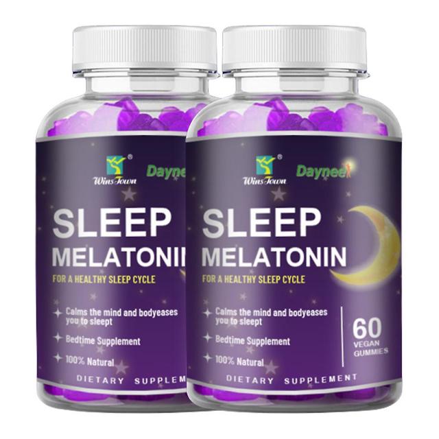 60 Ct Vitamins And Supplements | Vegan Sleep | Melatonin Gummies 2PCS on Productcaster.