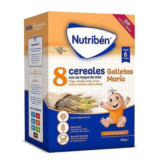 Nutriben 8 cereals honey biscuits 600g on Productcaster.