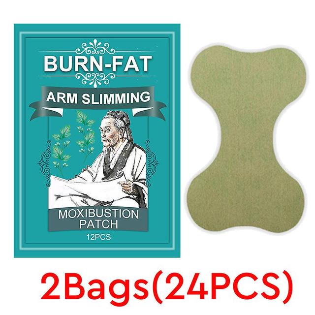 Bimirth Hot Arm Slimming Moxibustion Patch Portable Herbal Heating Pad Traditional Mugwort Herbal For Women Fat Burning Fast Lose Weight 2Bags(24Pcs) on Productcaster.