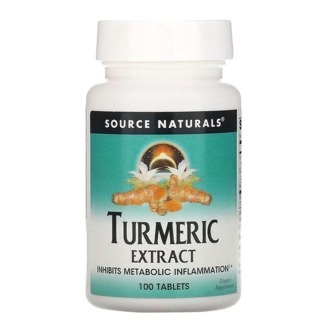 Source Naturals, Turmeric Extract, 100 Tablets on Productcaster.