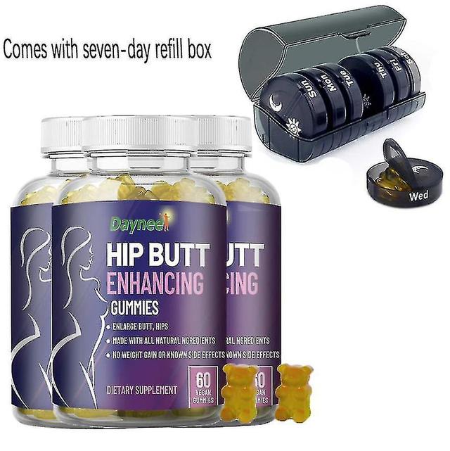 Butt And Butt Enhancement Gummies Glute och Butt Enhancement Capsules levereras med 7-dagars tilläggslåda 3PCS on Productcaster.