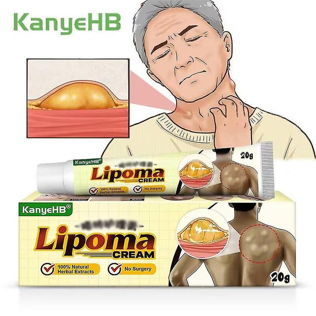 1/2pcs Lipoma Cream Herbal Lipoma Fat Lumps Removal Ointment Reduces Swelling And Fatty Lumps 20g 1Pc on Productcaster.