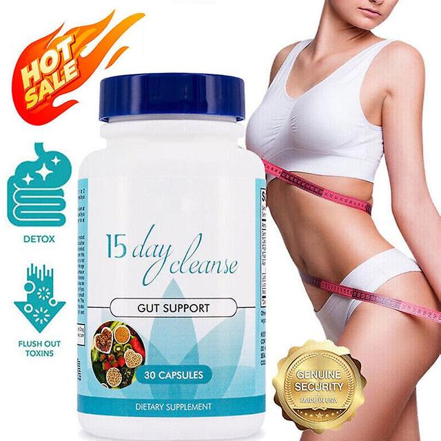 30 Capsules-Colon Cleanser Detox for Weight Flush - 15 Day Intestinal Cleanse Pills & Probiotic - Fast Natural Laxative for Constipation Relief - B... on Productcaster.