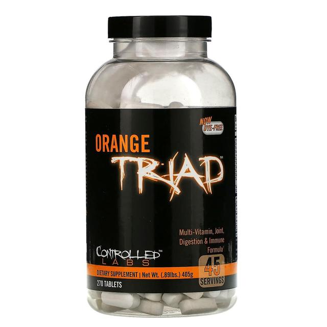 Controlled Labs, Orange Triad, Multi-Vitamin, Joint, Digestion & Immune Formula, 270 Tablets on Productcaster.