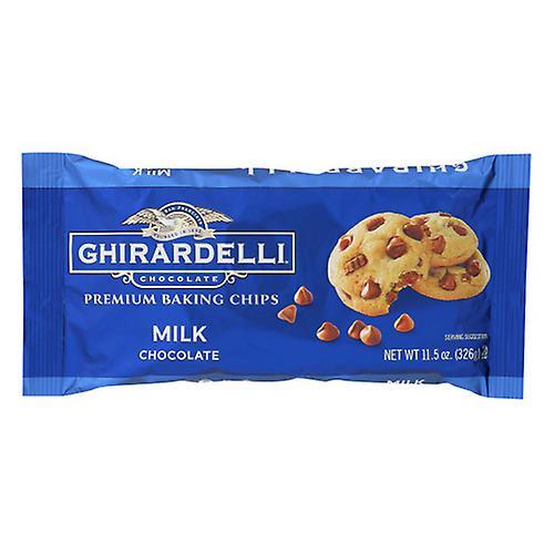 Ghirardelli Milk Chocolate Chips, Case of 12 X 11.5 Oz (Pack of 1) on Productcaster.